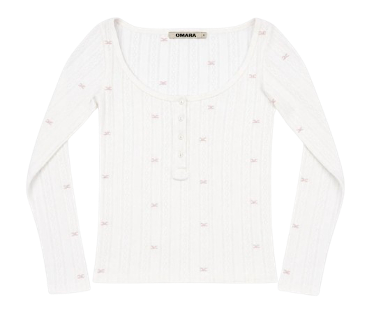 Camiseta de manga larga blanca de Omara. Precio: 45€
