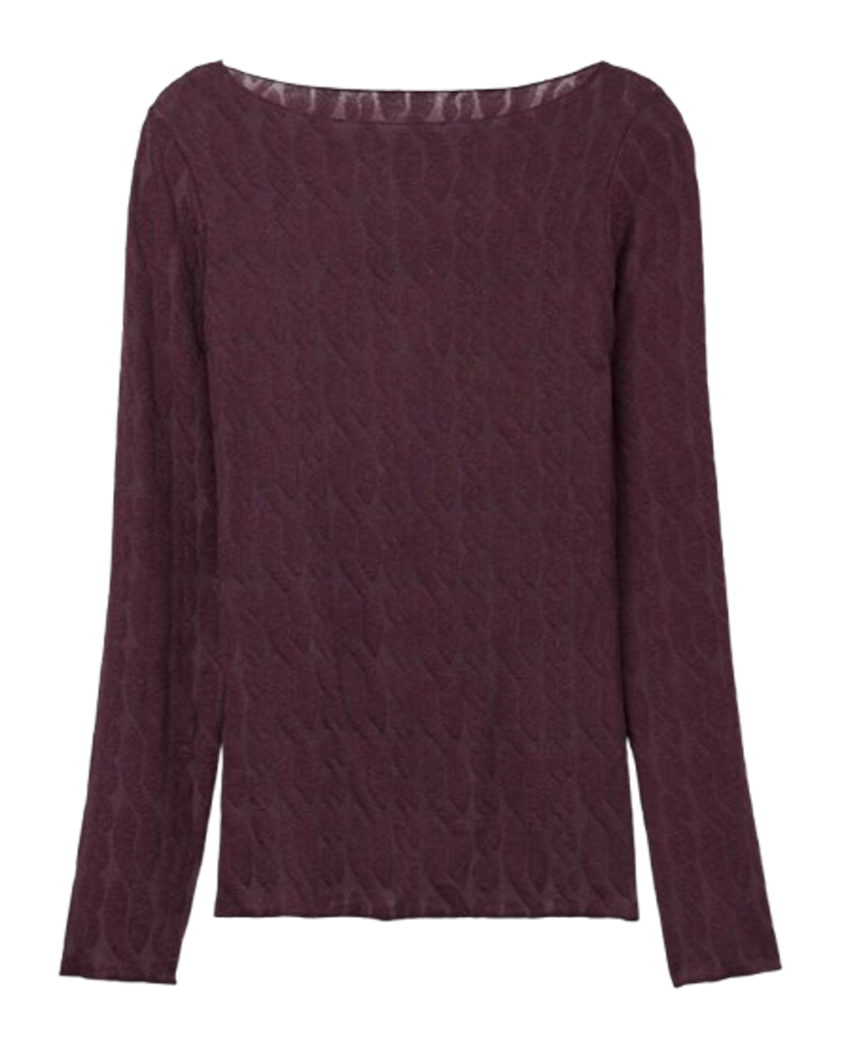 Jersey fino color ciruela de Intimissimi. Precio: 39,90€