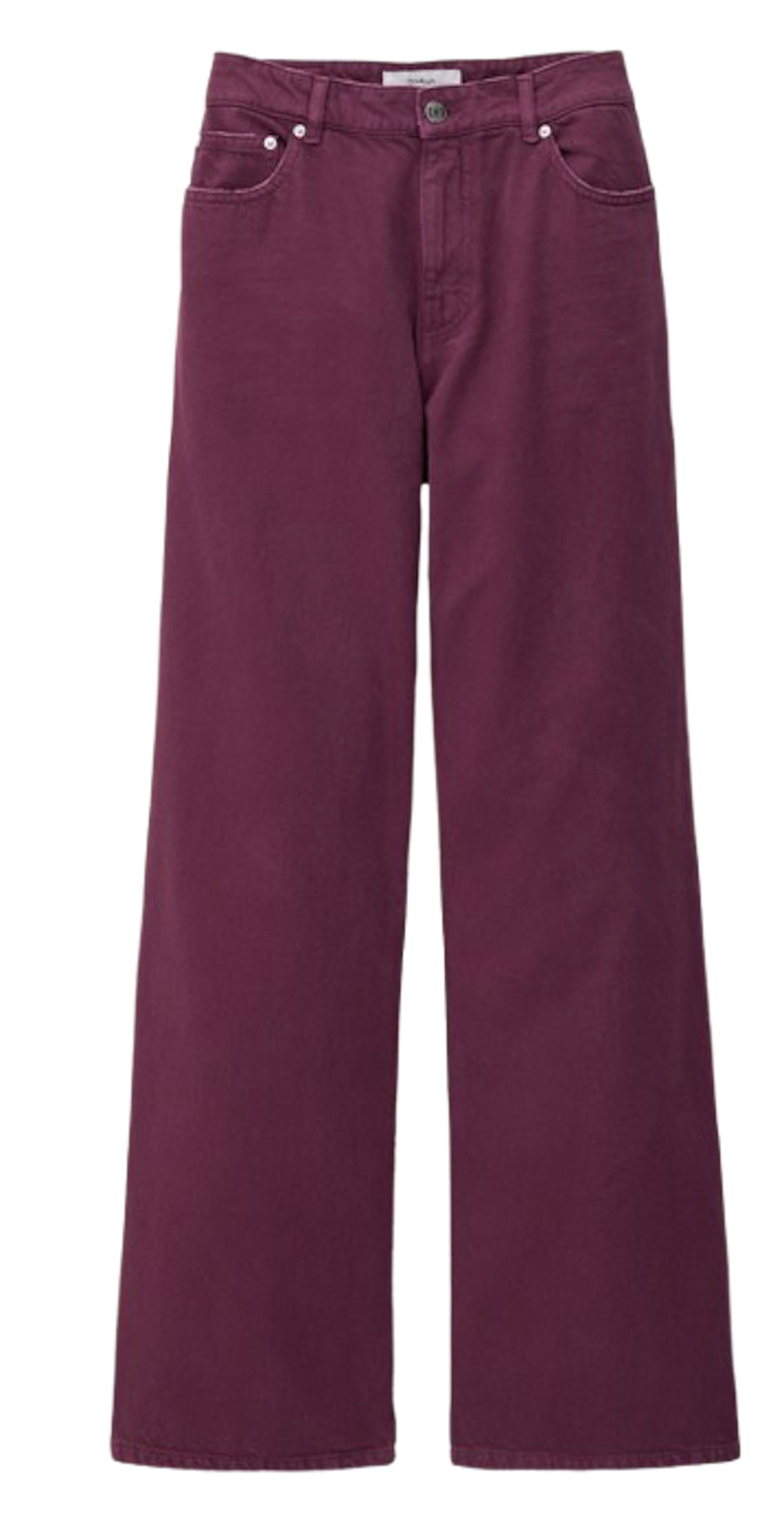 Pantalón color ciruela, uno de los colores en tendencia, de Ba&sh. Precio: 129€