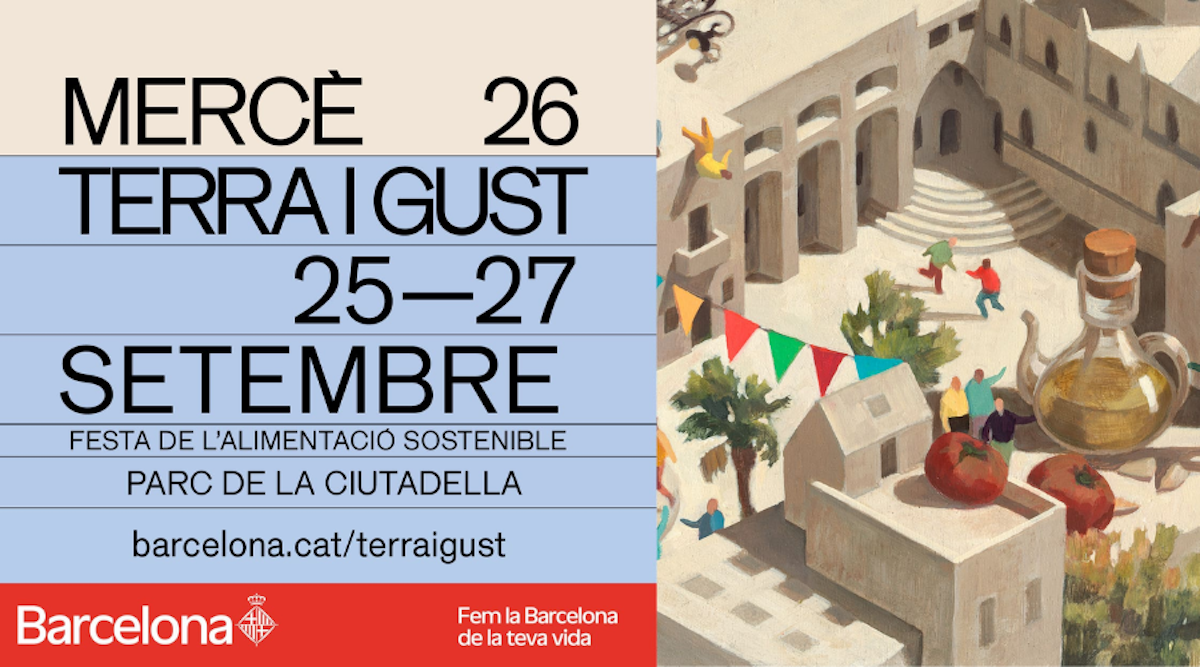 Cartel oficial de Terra i Gust, uno de los mejores planes para hacer en Barcelona en septiembre