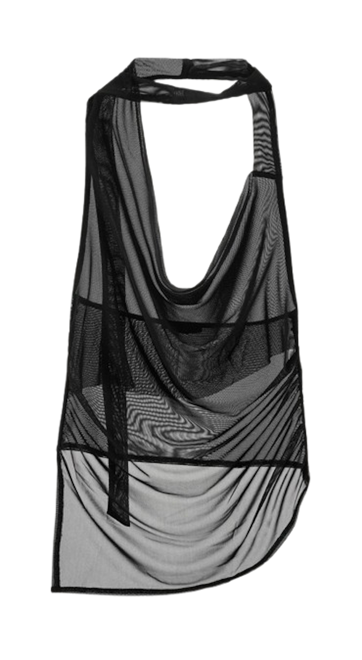 Top halter negro de Zara. Precio: 15,95€