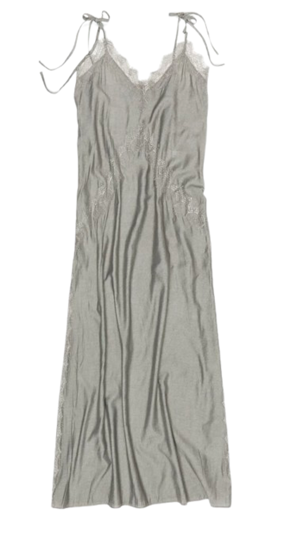 Vestido lencero gris de Bimba y Lola, una de las tendencias de Copenhagen Fashion Week. Precio: 90€