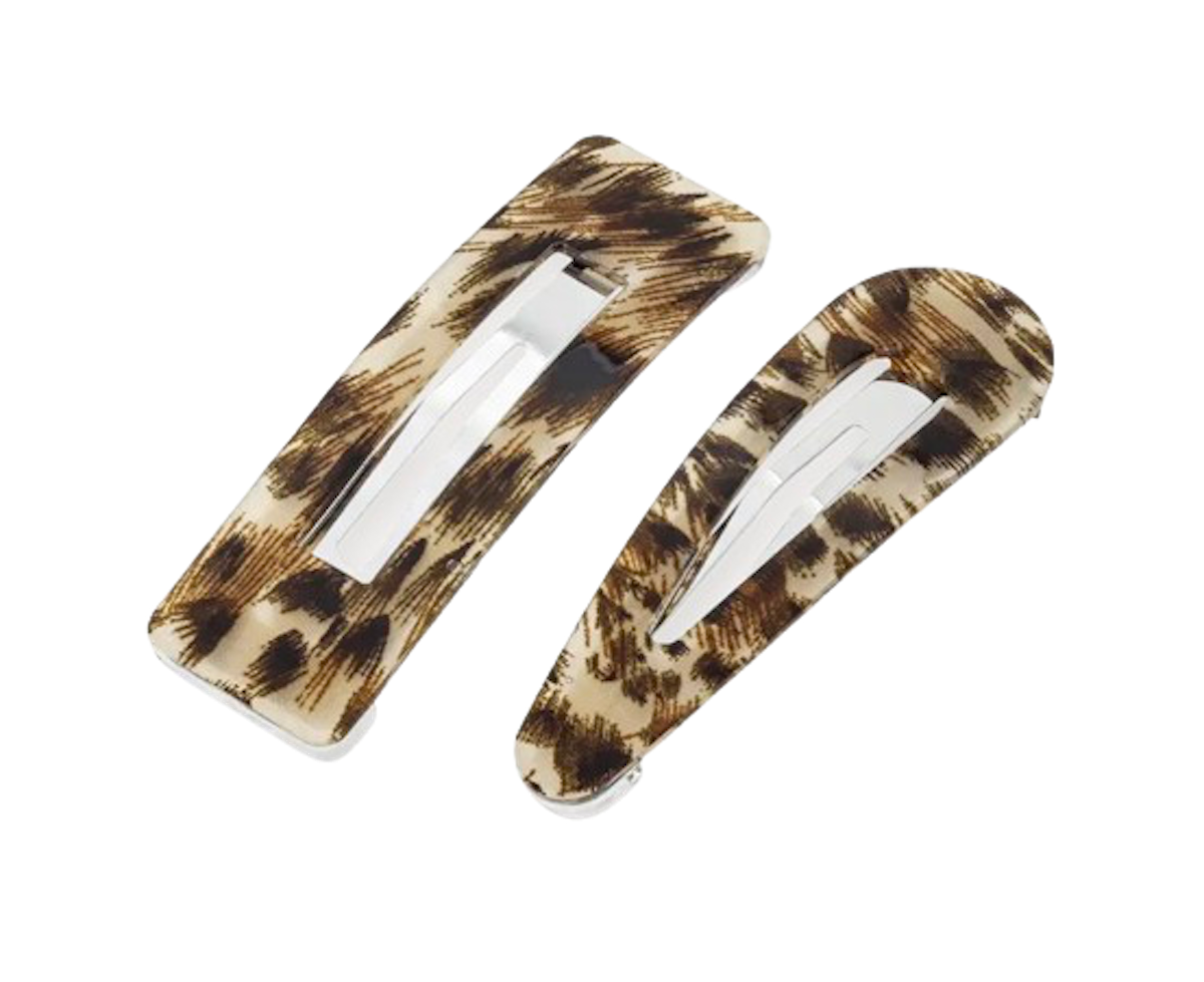 Maxi horquillas de leopardo de Bijou Brigitte. Precio: 7,95€