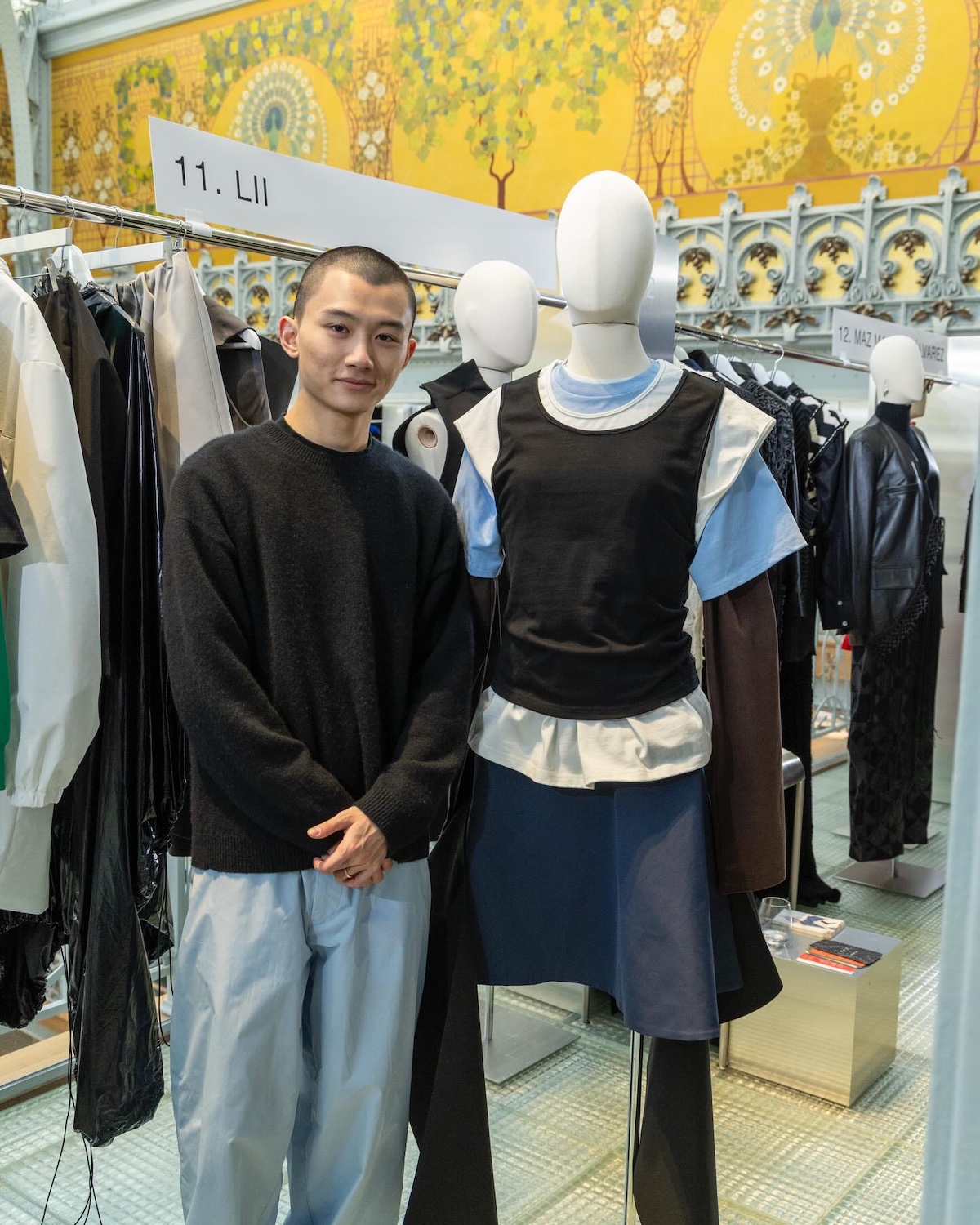 Zane Li, diseñador de LII y uno de los nueve finalistas del LVMH Prize 2026. Imagen: @lvmhprize