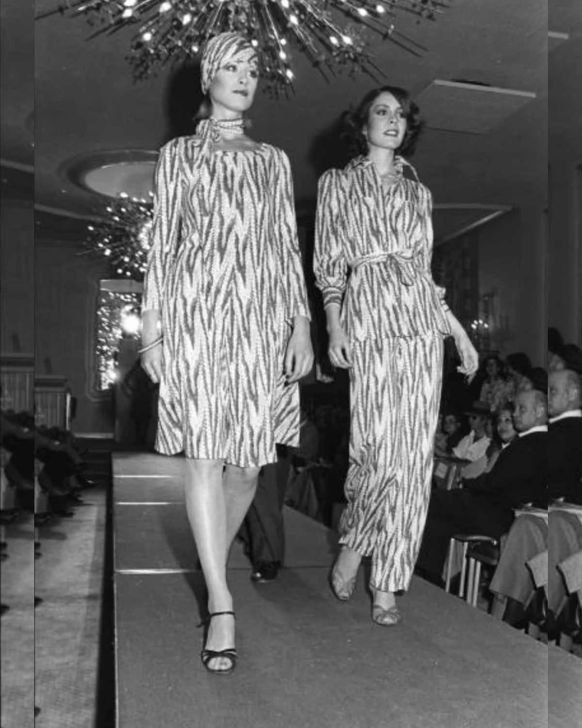 Desfile de Diane von Furstenberg, firma que regresa en 2026 al calendario oficial de New York Fashion Week tras nueve años. Imagen: @shrimptoncouture