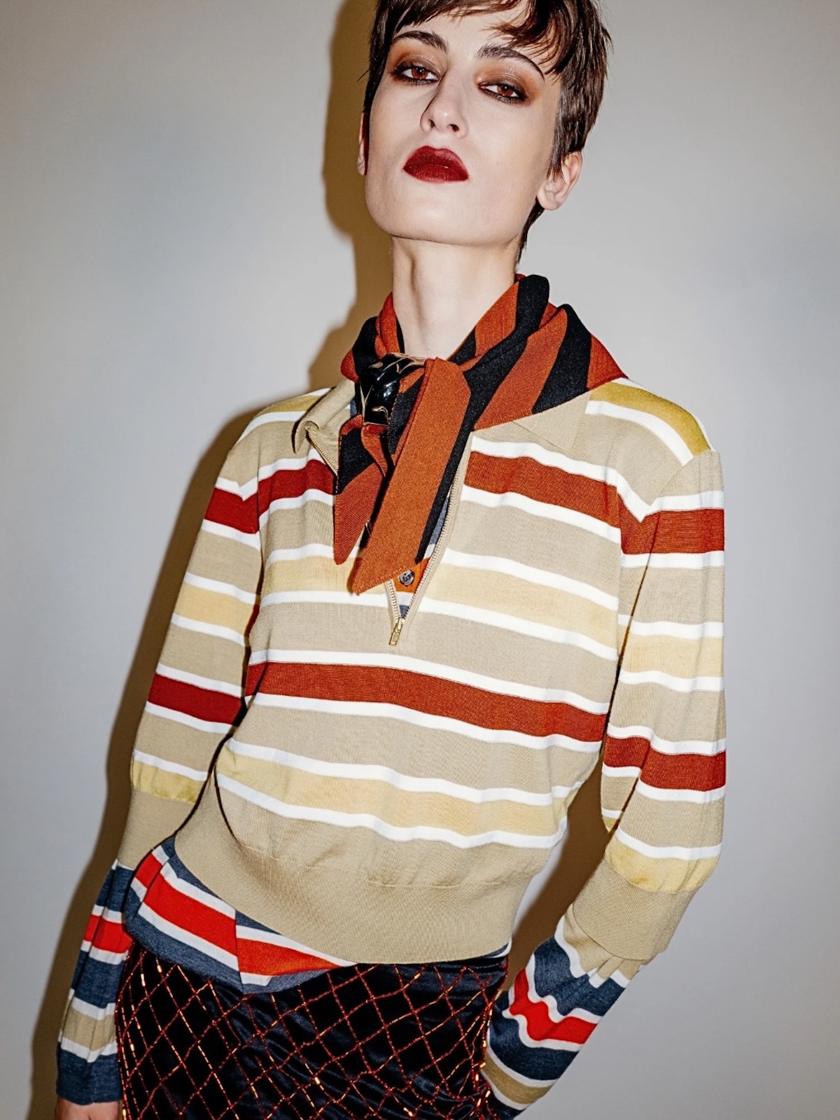 El color y el knitwear son dos de las señas de identidad de las colecciones de Henry Zankov. Imagen: @zankov