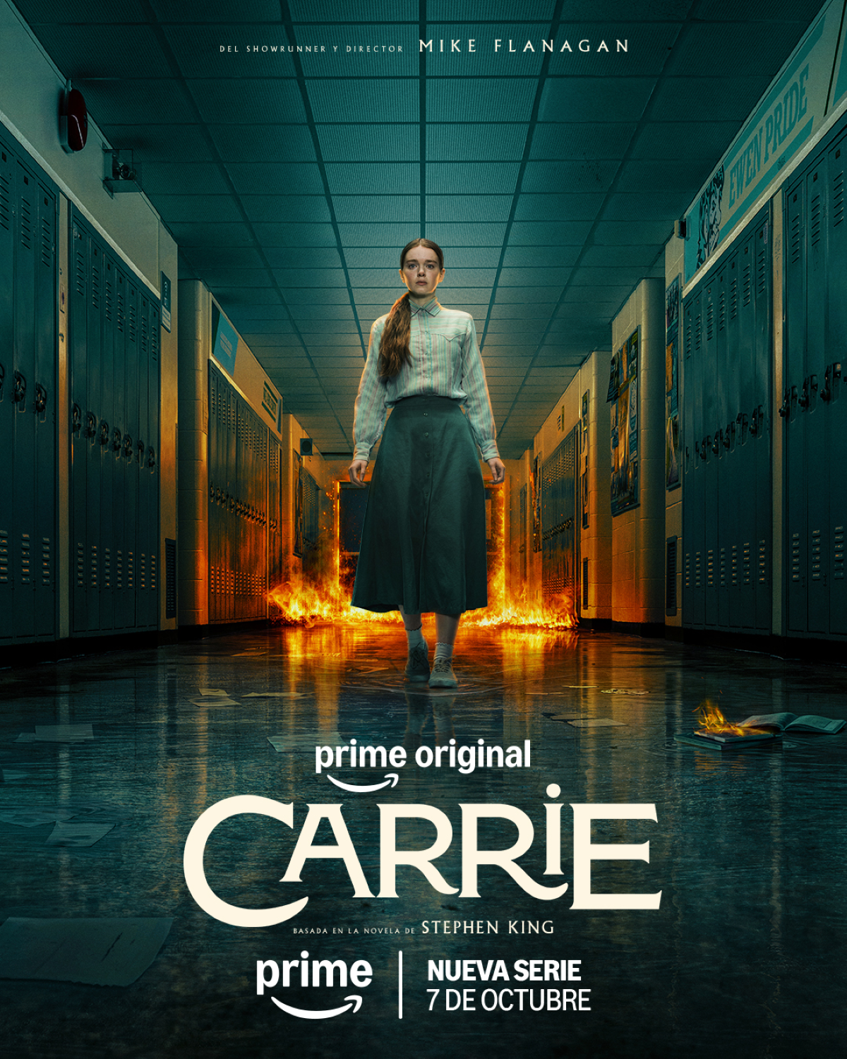 Este octubre, el terror tiene nombre propio: «Carrie». Mike Flanagan reinventa el clásico de Stephen King en una nueva serie protagonizada por Summer H. Howell, que se adentra en la adolescencia, el acoso y los poderes telequinésicos de Carrie White. Uno de los mejores estrenos en streaming del mes.