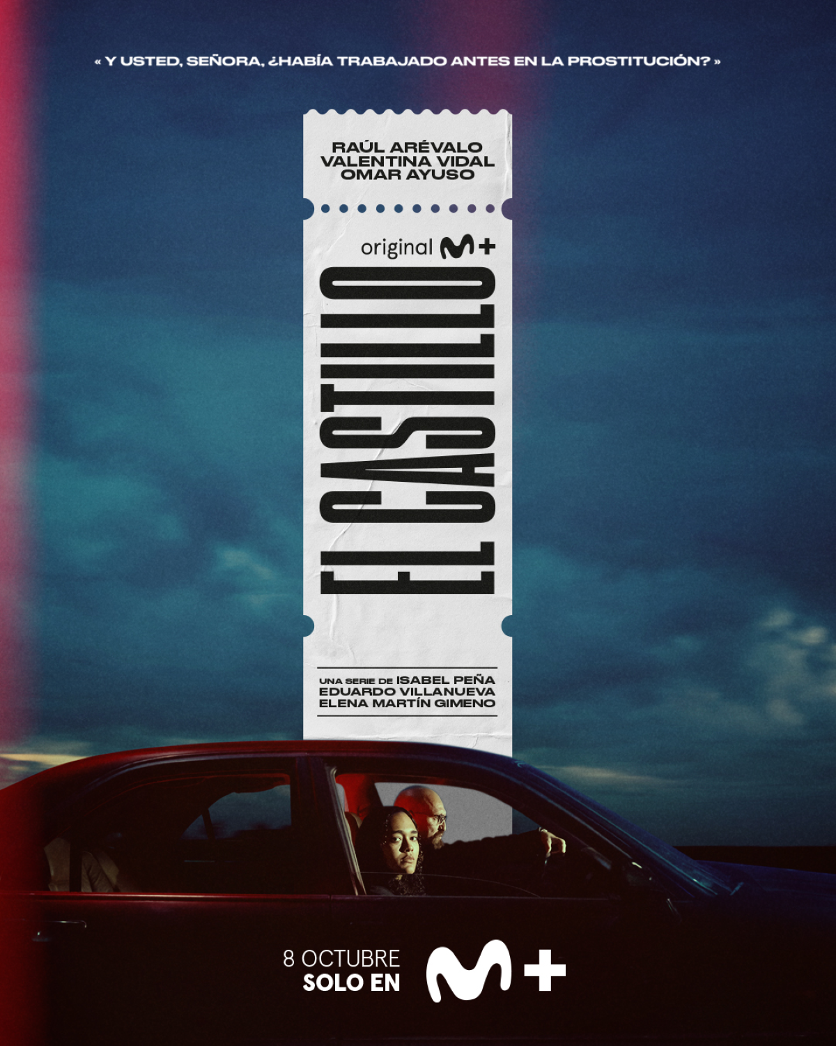 Cartel promocional de «El castillo», serie de seis episodios basada en «El Proxeneta», de Mabel Lozano, sobre la historia de Claudia y su llegada a España