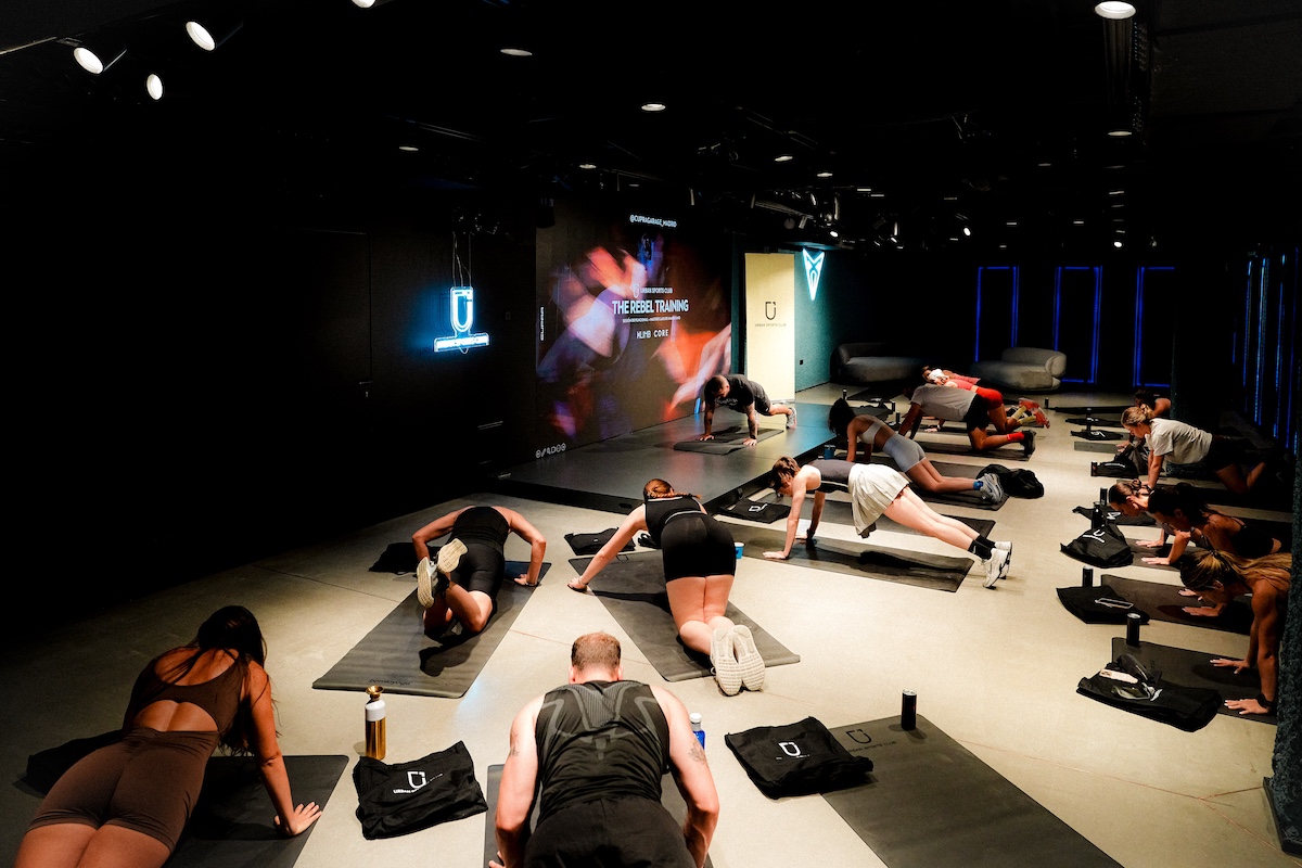 Sesión de entrenamiento dentro de la programación de experiencias de CUPRA City Garage Madrid