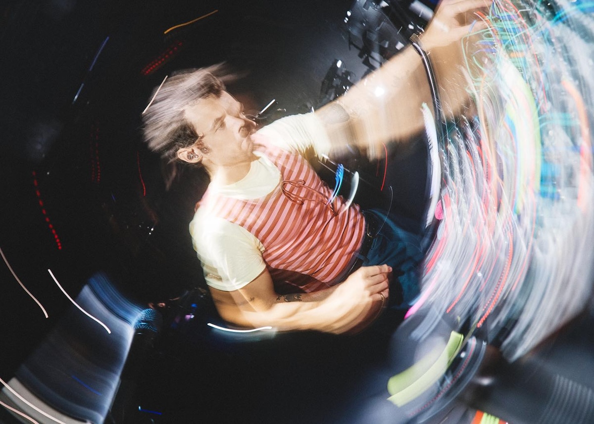 El artista en uno de sus conciertos. Imagen: @harrystyles