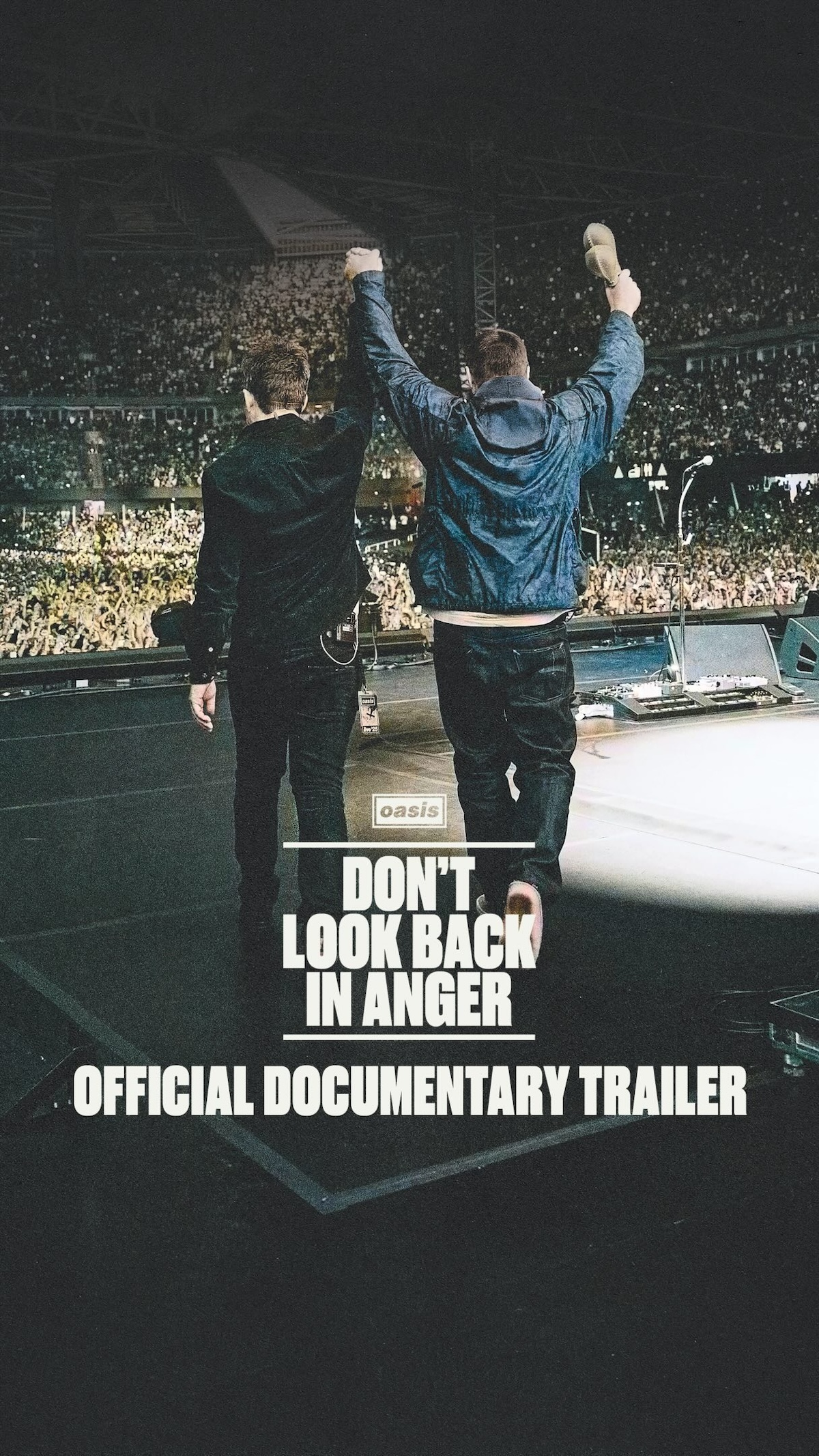 Cartel oficial de «Oasis: Don't Look Back in Anger»