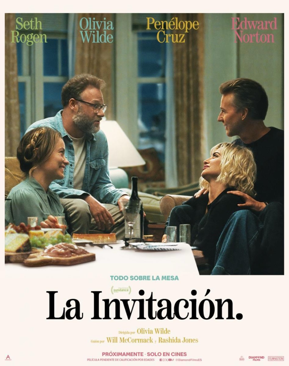 Penélope Cruz, Seth Rogen y Olivia Wilde se reúnen en «La invitación», la nueva comedia dramática dirigida por Wilde. Una cena entre vecinos, secretos, deseos inesperados y una noche que promete cambiarlo todo
