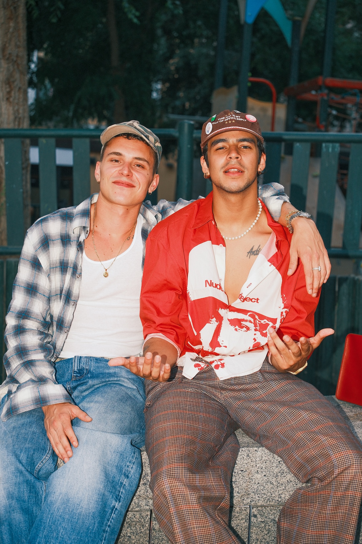 Arón Piper y ROBI en el rodaje «De sueño en sueño»
