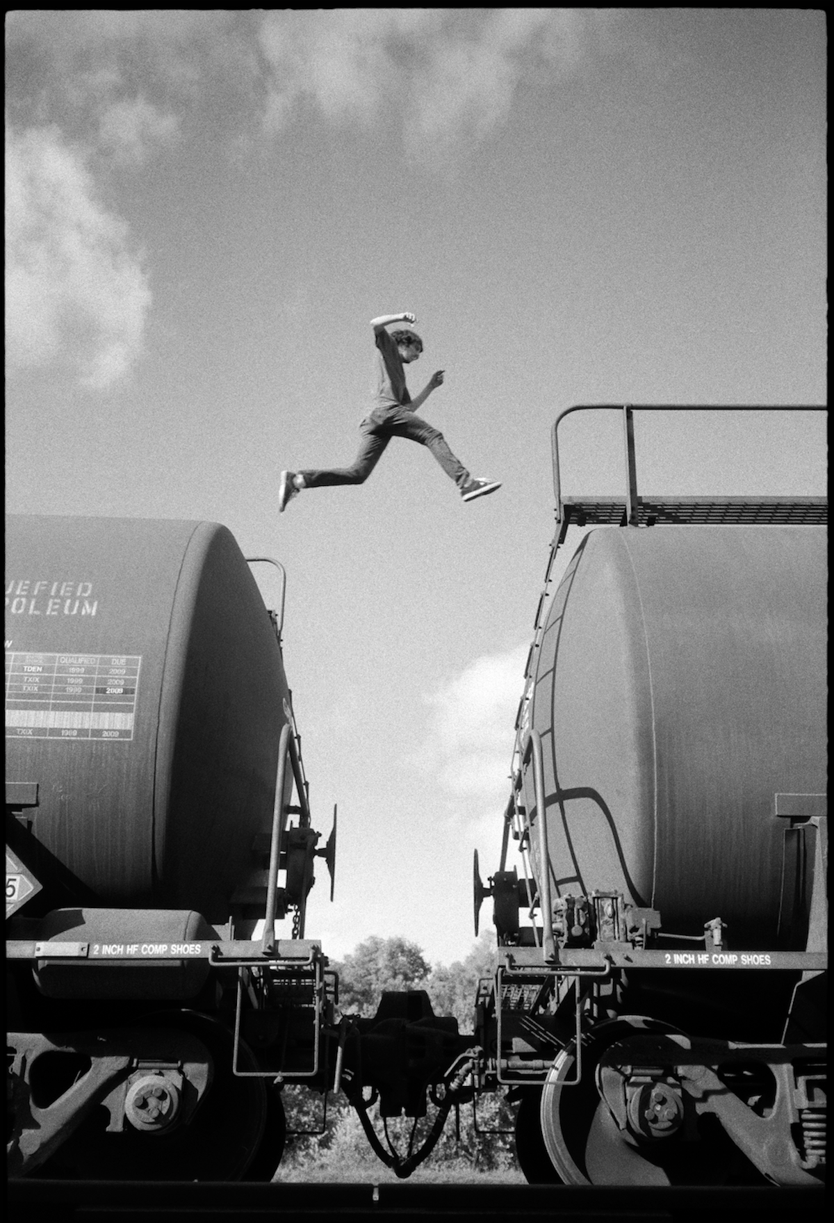 Fotografía realizada por Ed Templeton en blanco y negro
