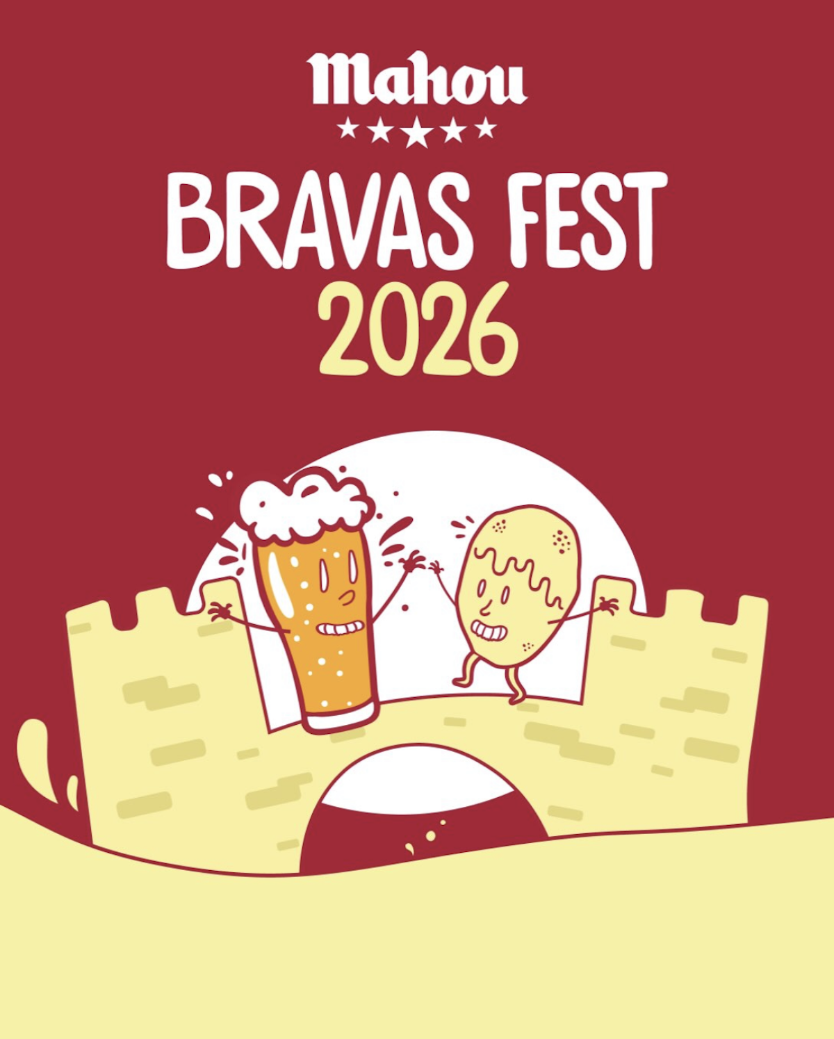 Cartel oficial de Bravas Fest, uno de los mejores planes para hacer en Barcelona en octubre