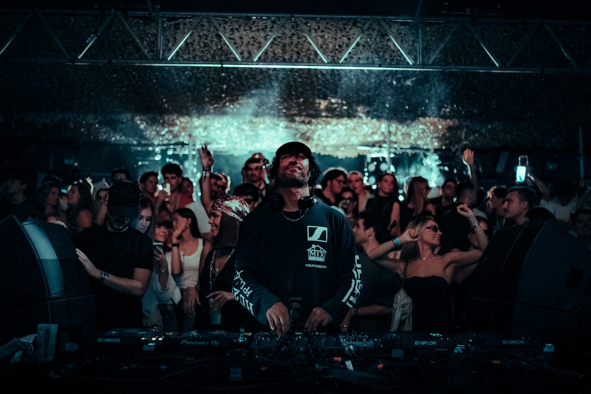 &ME pinchando en Brunch Electronik. Imagen: @iviibalboa