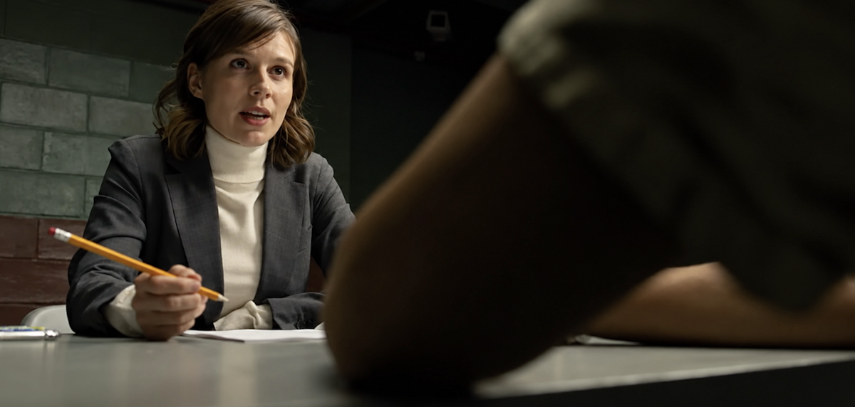 Fotograma de «Evil», una de nuestras series de terror y comedia favoritas.