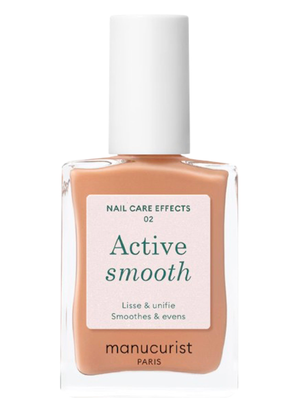 Esmalte beige anaranjado en el tono «Smooth 02» de Manucurist vía Sephora. Precio: 17€