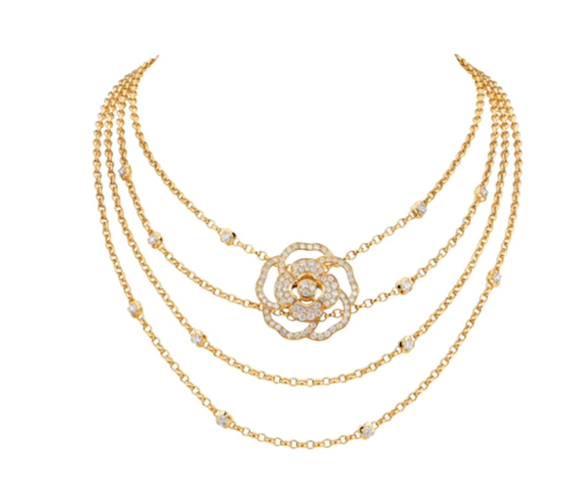 Imagen de «CAMÉLIA BLOOM», una de las piezas de la nueva colección de joyería de Chanel, uno de los próximos lanzamientos más esperados