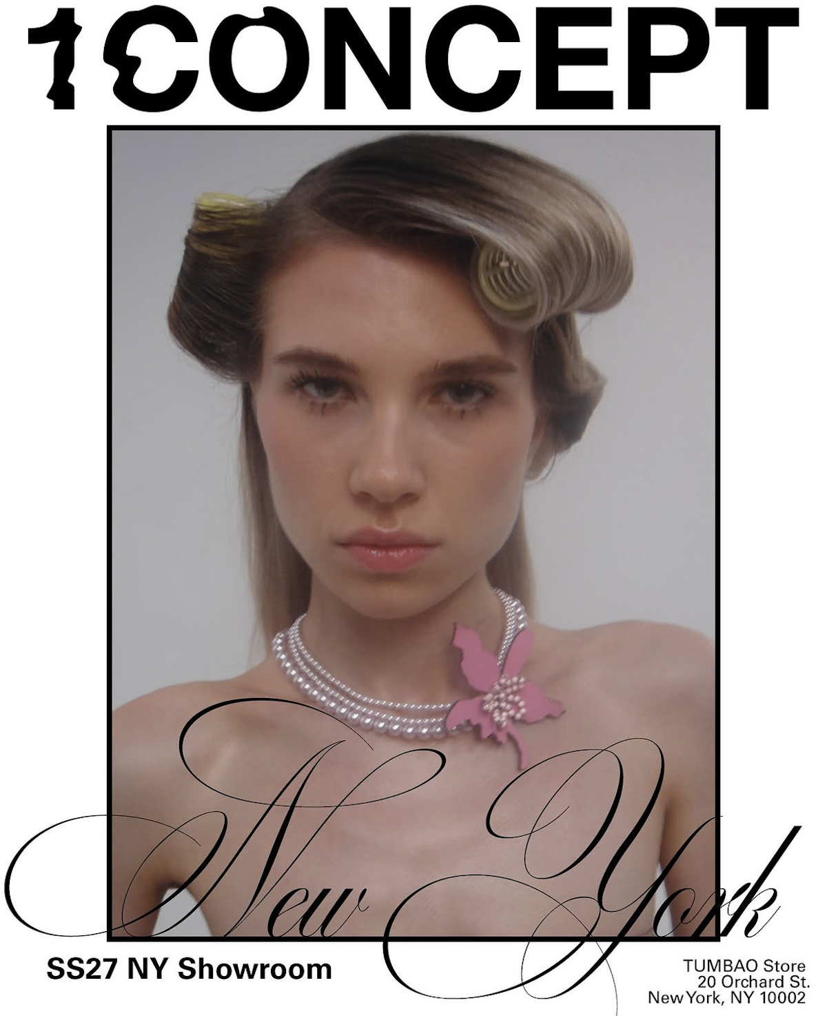 Cartel de la pop-up de 1CONCEPT en Nueva York