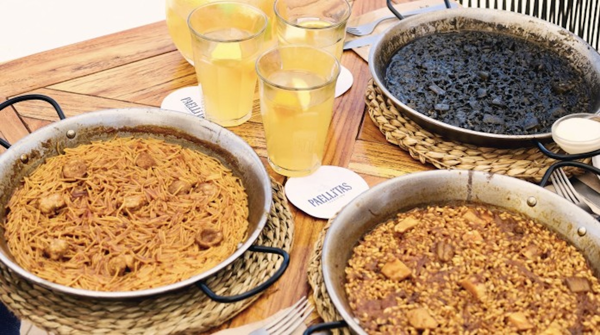 Paellas y arroces para todos los gustos con los que celebrar en Madrid el Día Mundial de la Paella. Imagen: Paellitas Tradición. Imagen: cortesía del establecimiento