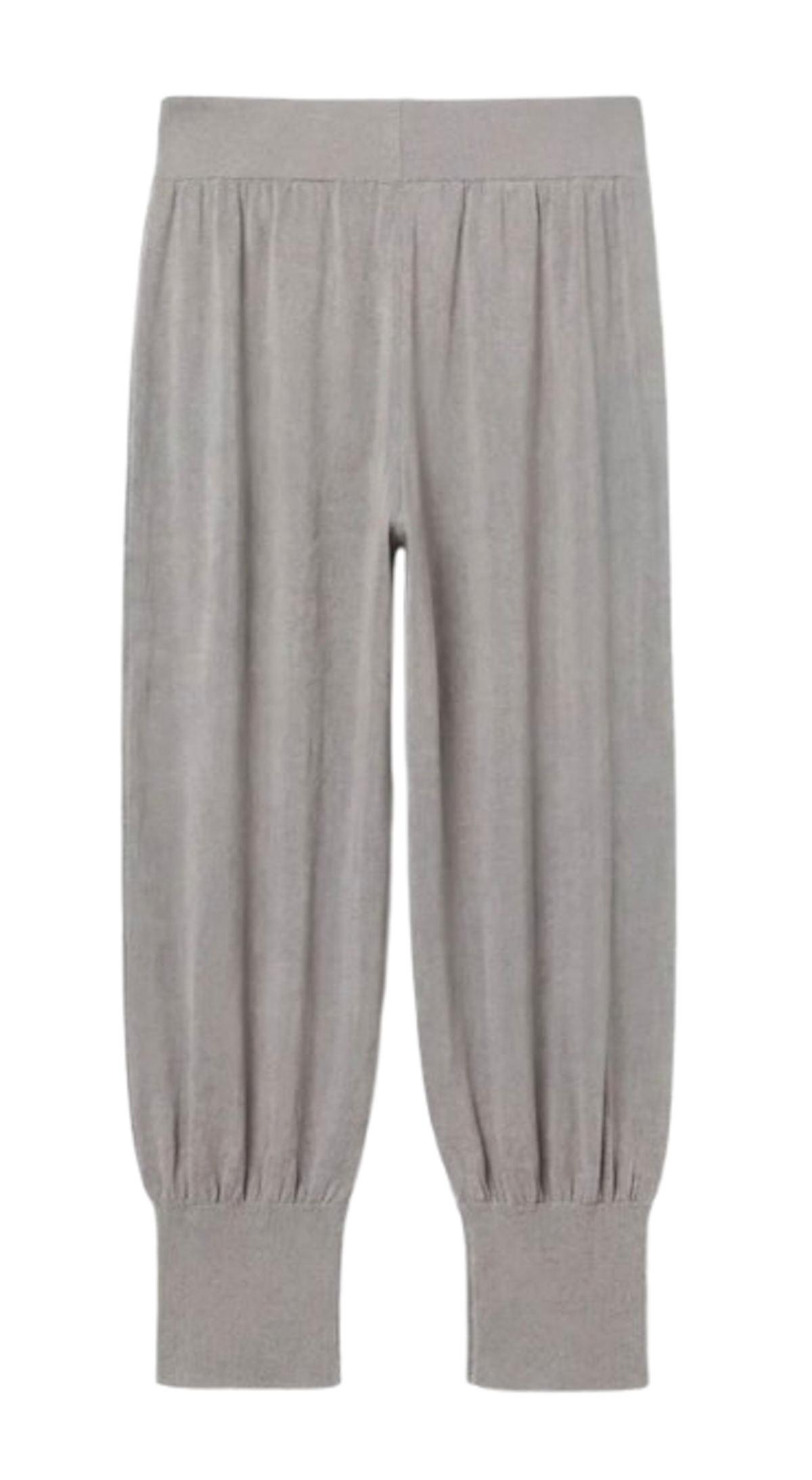 Pantalones bombacho de Pull & Bear en gris. Precio: 29,99 €