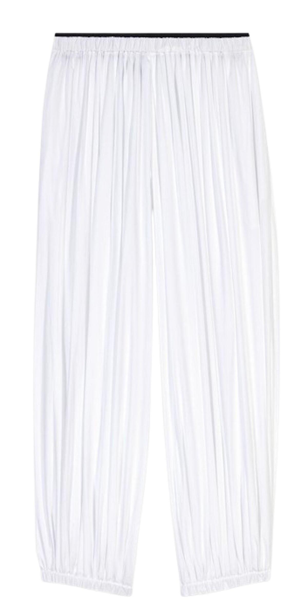 Pantalón sarouel en blanco de Maje. Precio: 235 €
