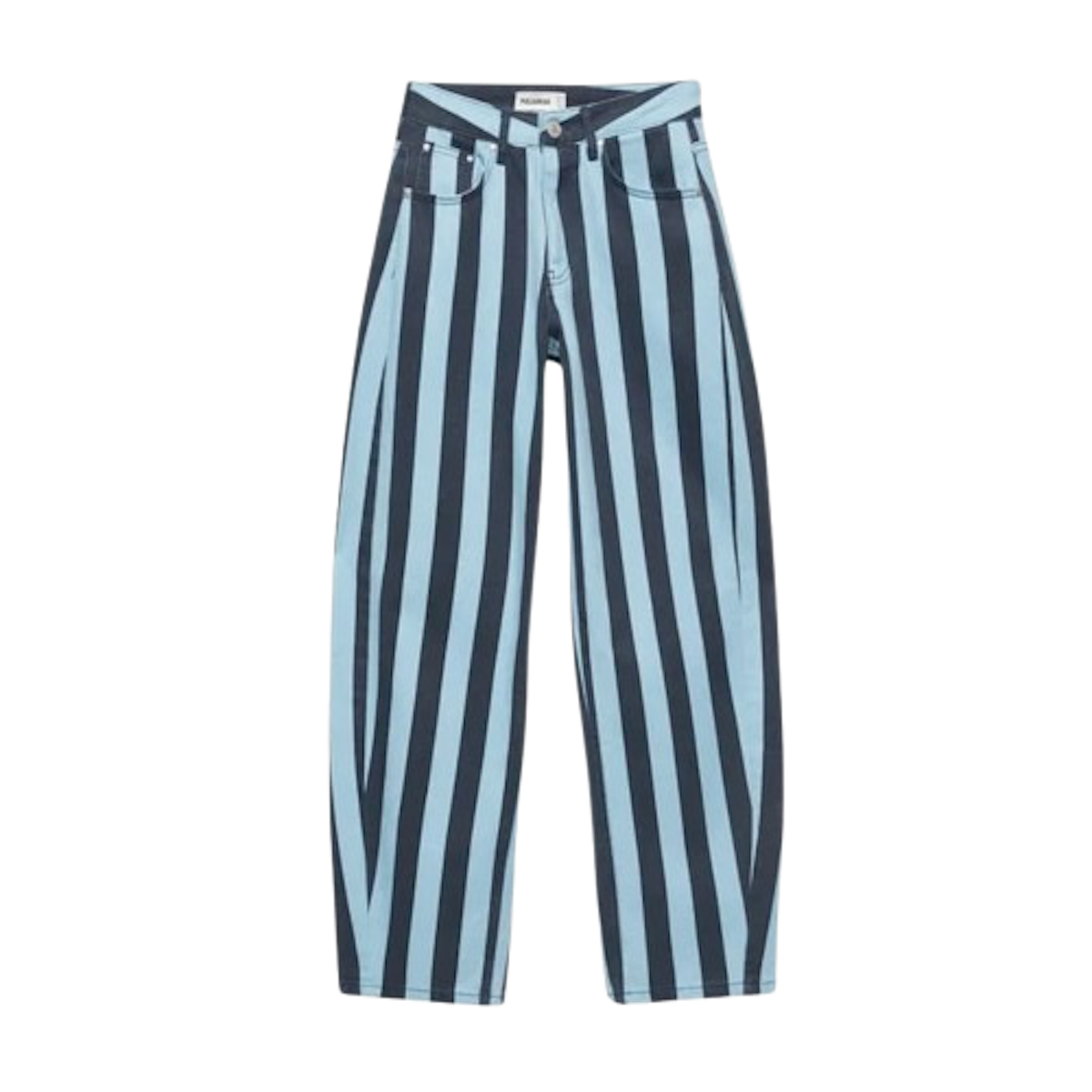 Pantalón de rayas Pull & Bear. Precio: 29,99€