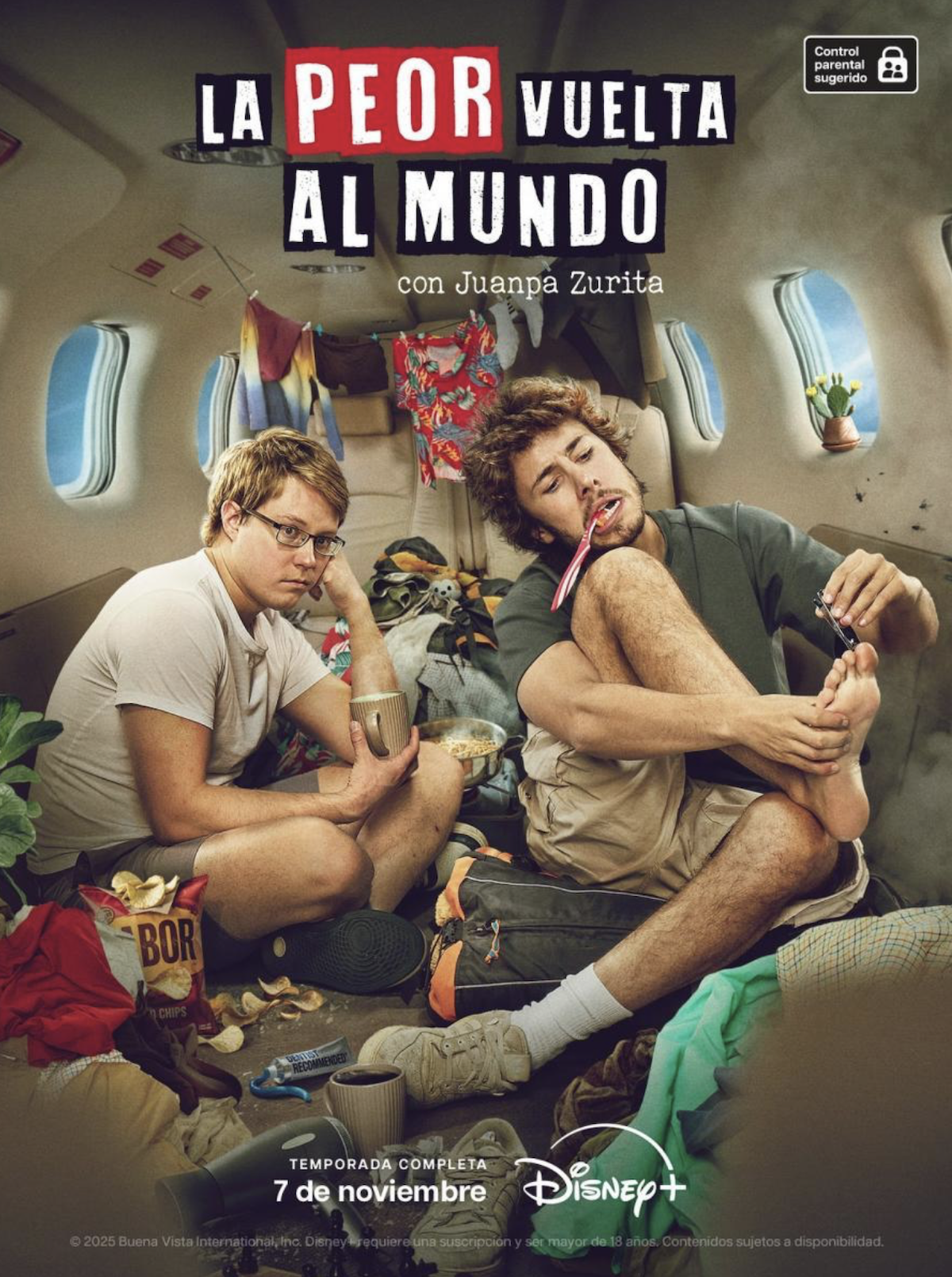 Cartel oficial de «La peor vuelta al mundo», uno de los mejores realities de famosos
