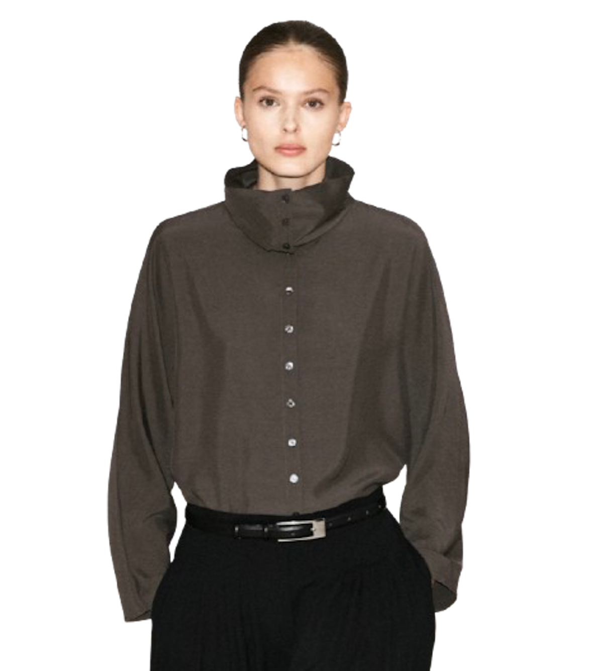 Blusa de COS con cuello chimenea. Precio: 99€