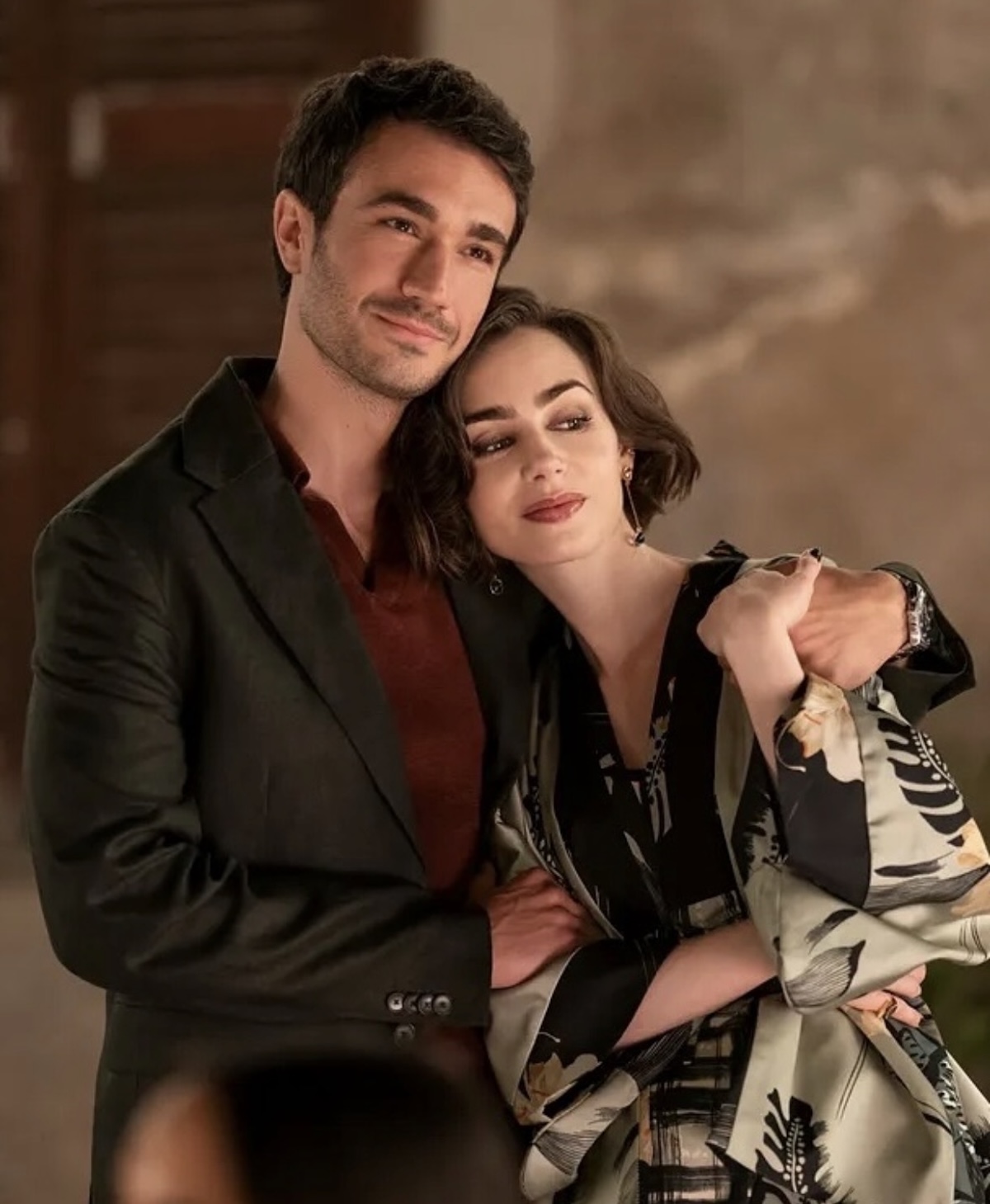 Emily y Marcello en «Emily en París». Imagen: cortesía de la serie