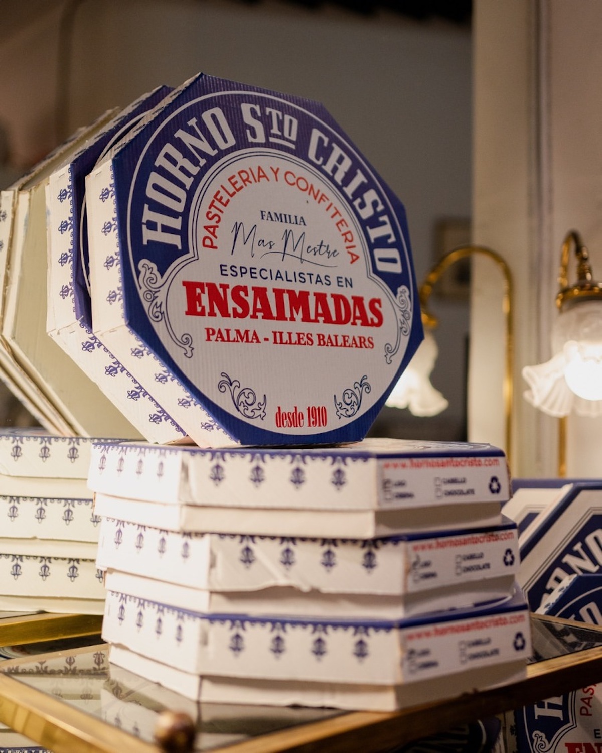 Ensaimadas de Horno Santo Cristo, en Palma de Mallorca. Un dulce tradicional de la isla