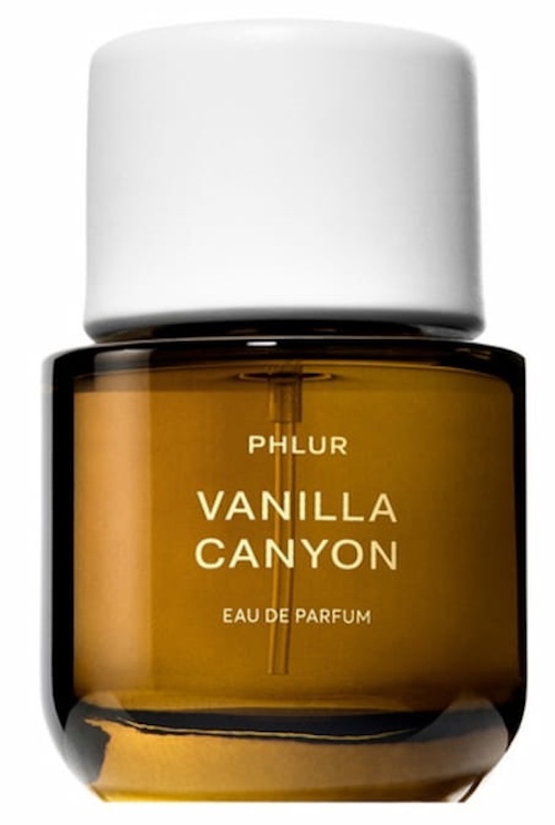 Vanilla Canyon de Phlur, una fragancia cálida y sofisticada de vainilla para este otoño. Precio: 95€