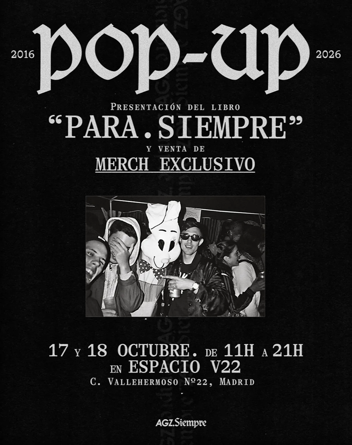 Cartel de la pop-up de Agorazein 