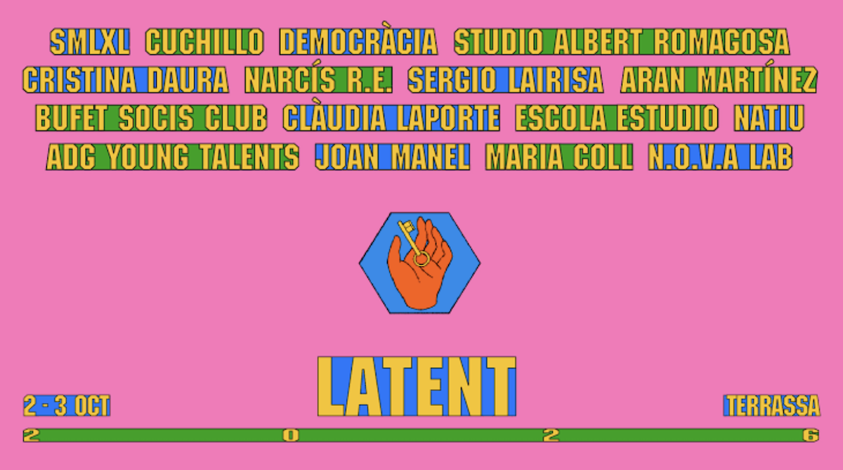 Cartel oficial del festival Latent