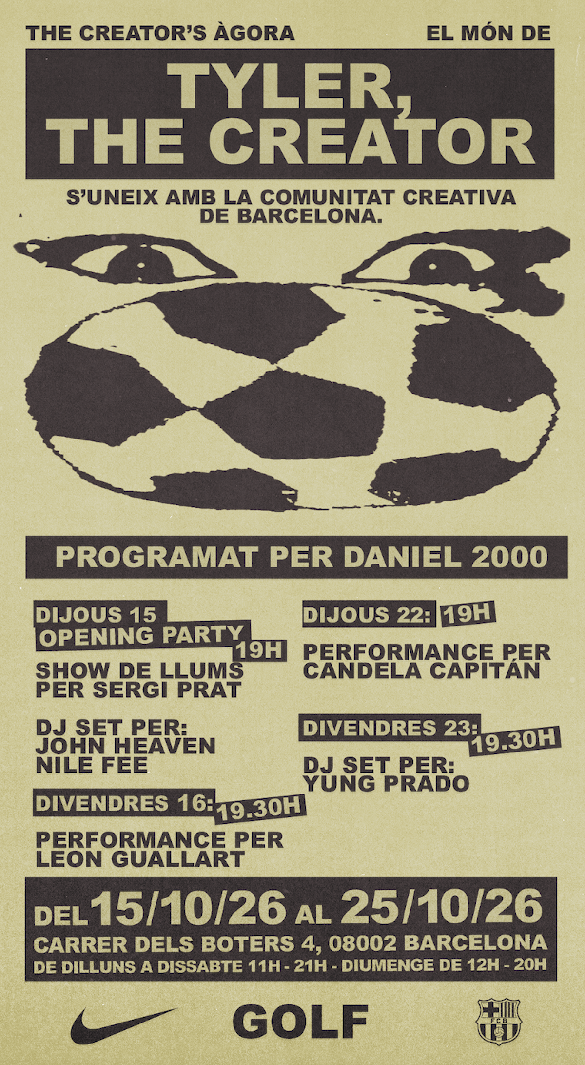Cartel de «(The) Creator’s Àgora»