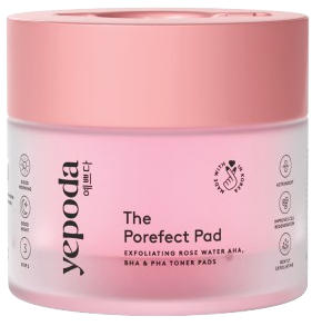 The Porefect Pad de Yepoda, almohadillas exfoliantes tonificantes con AHA, BHA y PHA, perfectas para cuidar tu barrera cutánea