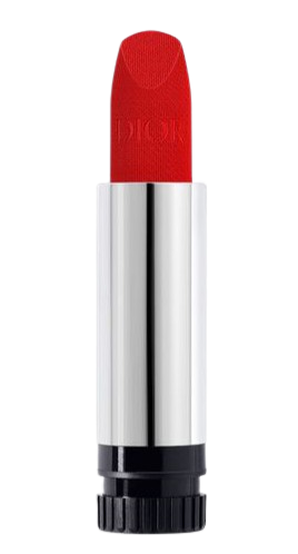 Barra de labios recargable «Rouge Dior», de Dior, disponible en acabados aterciopelado y satinado