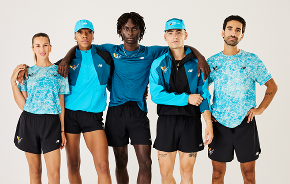 Nueva colección de New Balance para el Maratón Valencia Trinidad Alfonso Zurich 2026, con prendas y zapatillas de running inspiradas en la arquitectura y los tonos del litoral valenciano
