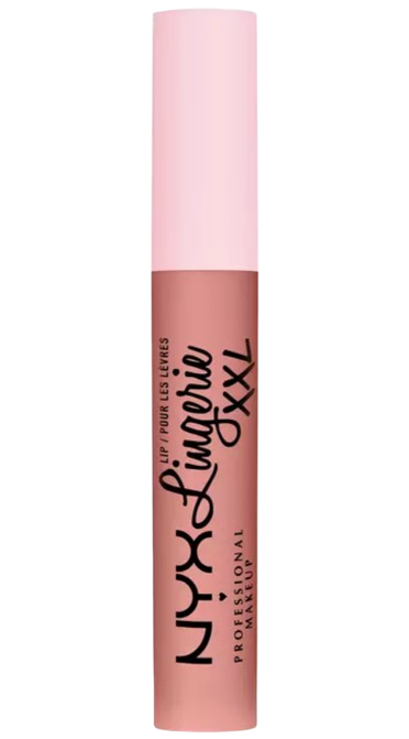 Pintalabios líquido mate «Lip Lingerie XXL», de NYX Professional Makeup, disponible en una amplia gama de tonos 