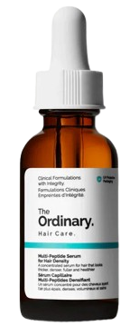 Sérum capilar «Multi-Peptide Serum for Hair Density» de The Ordinary, de 60 ml, formulado con péptidos, cafeína y extractos vegetales para mejorar la apariencia de la densidad y el volumen del cabello