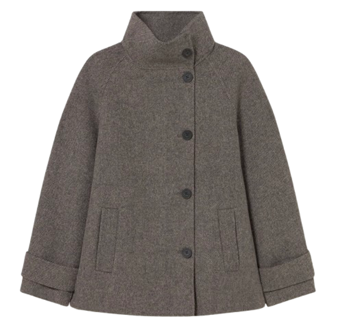 Abrigo de lana en gris de Brownie, uno de nuestros abrigos finos favoritos. Precio: 129,90 € 