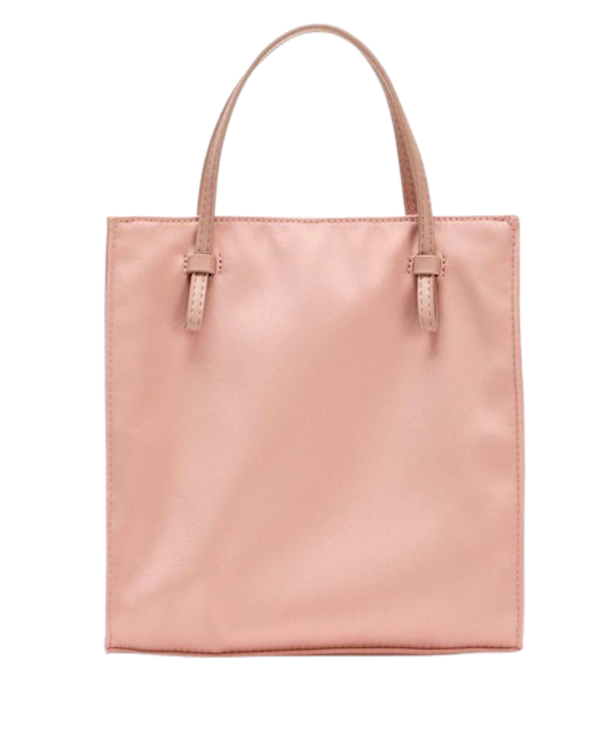 Modelo en satén rosa de Zara 