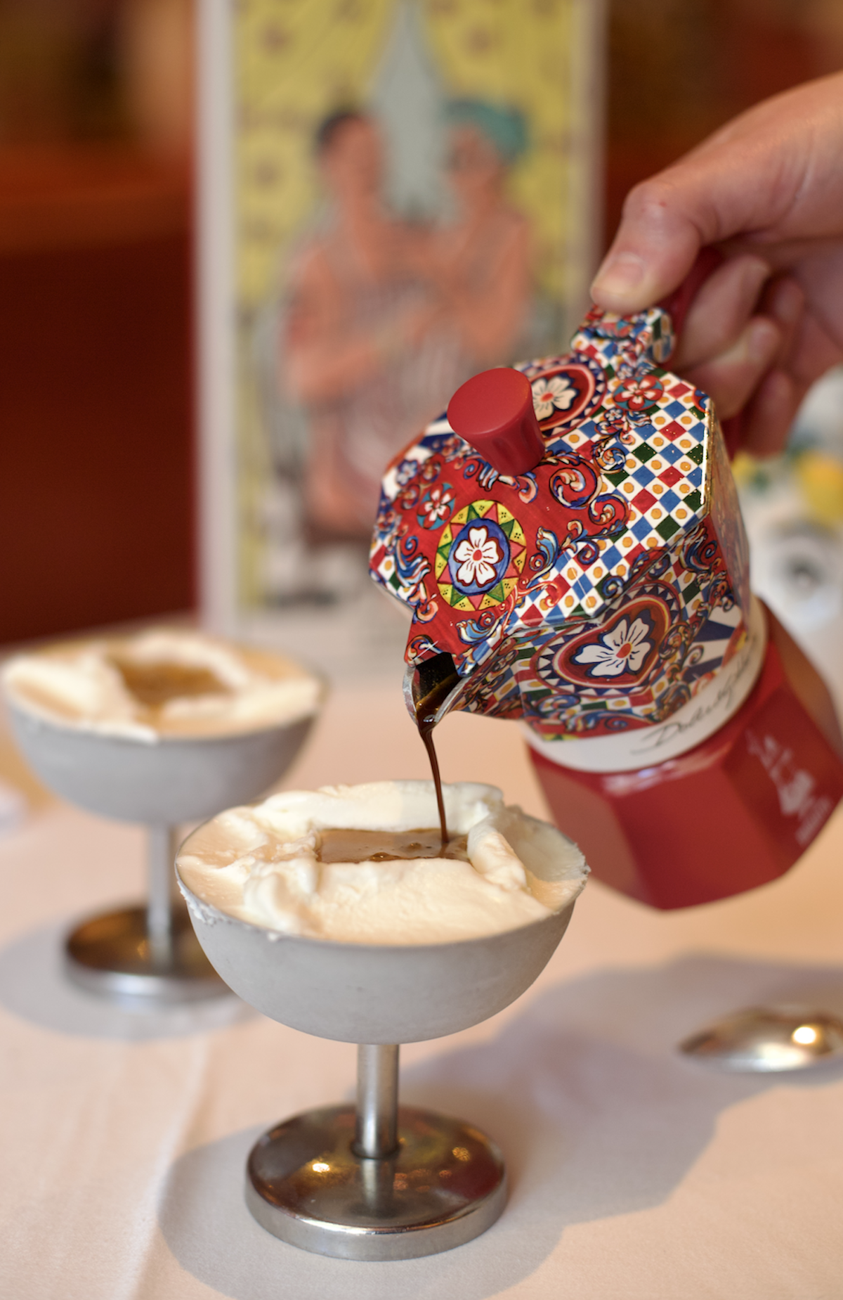 Affogato al Caffè, receta del grupo Big Mamma