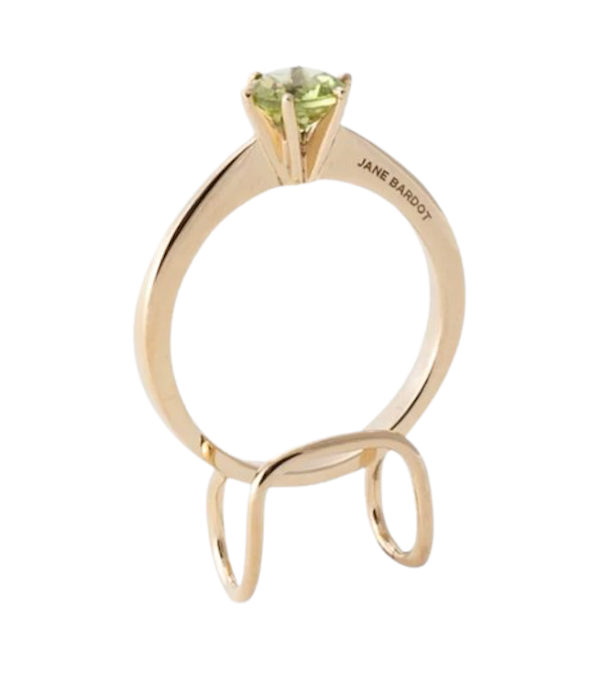 Ear cuff en forma de anillo, de Jane Bardot. 