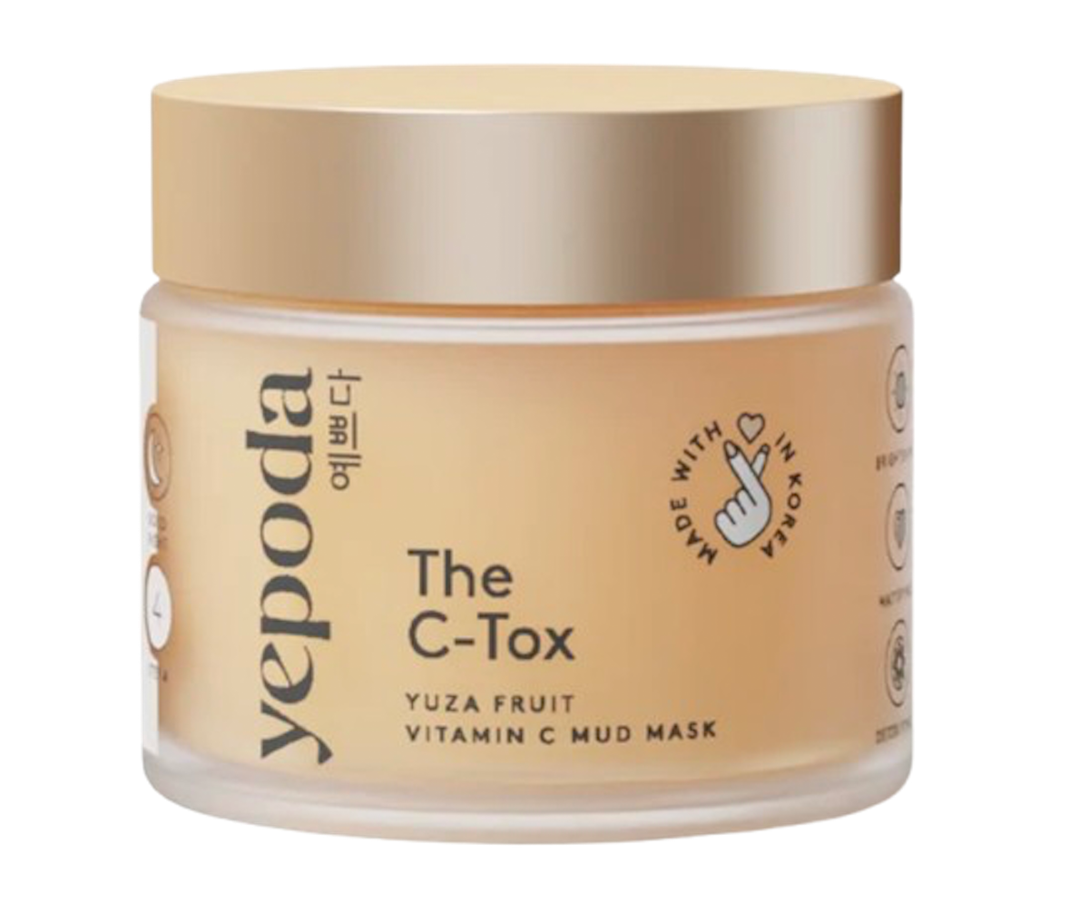 The C-Tox – Mascarilla de barro con vitamina C y cúrcuma, de Yepoda. La mejor mascarilla de hanbang skincare