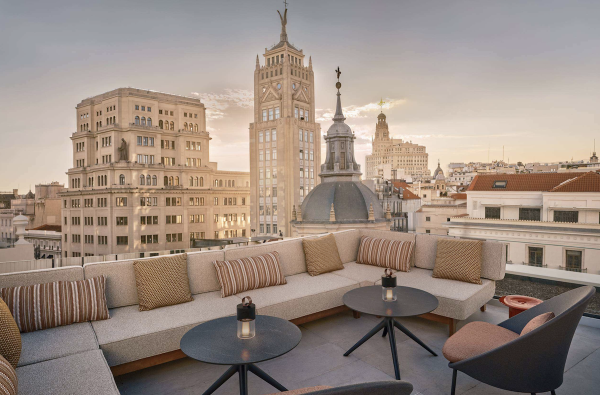 Azotea de Nobu Madrid, uno de los mejores hoteles de Madrid