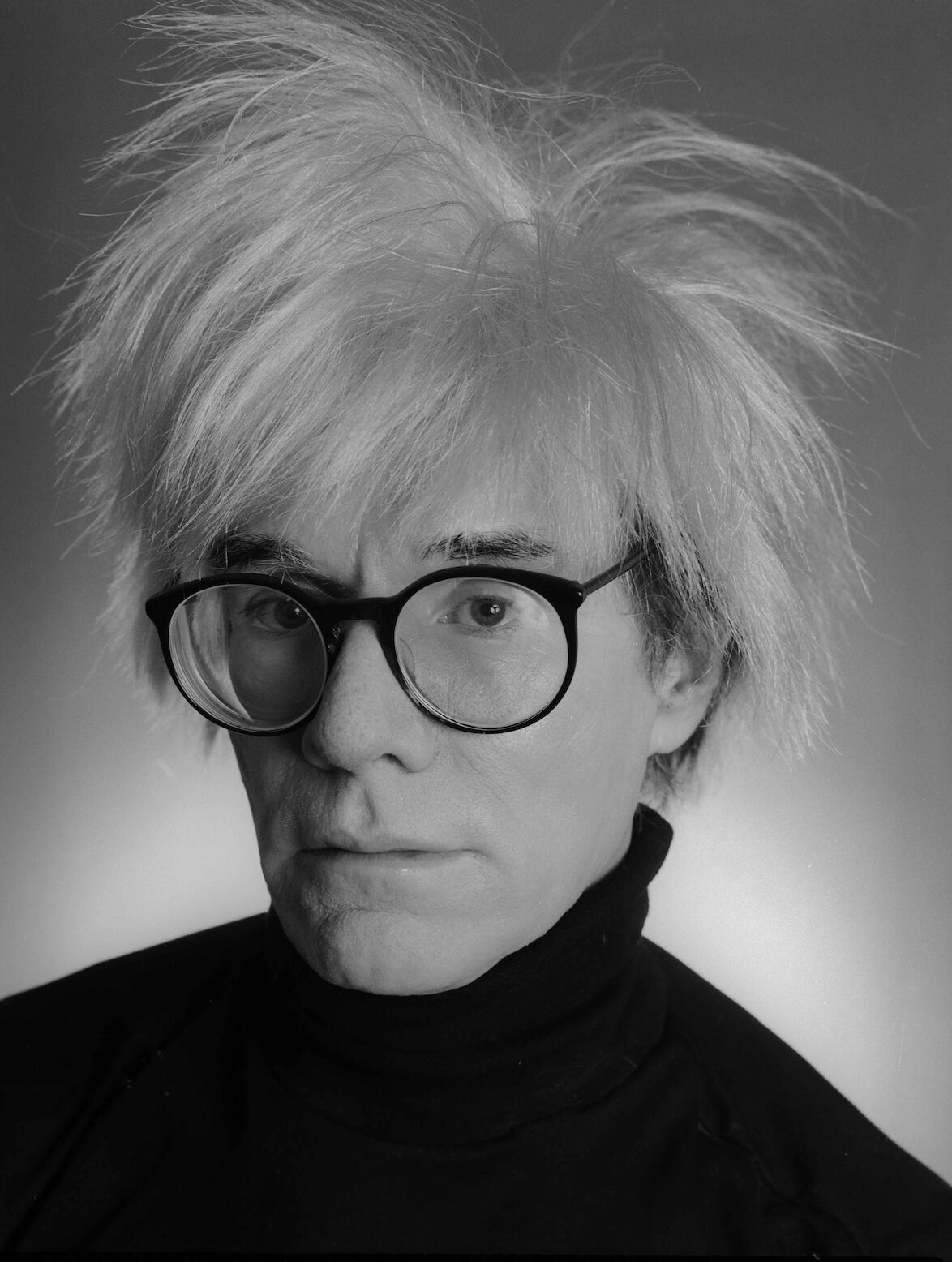Retrato de Andy Warhol realizado por Christopher Makos