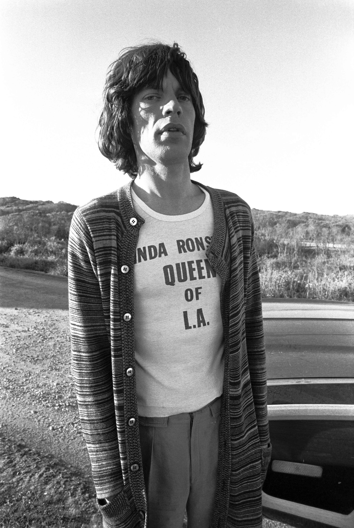 Retrato de Mick Jagger realizado por Christopher Makos