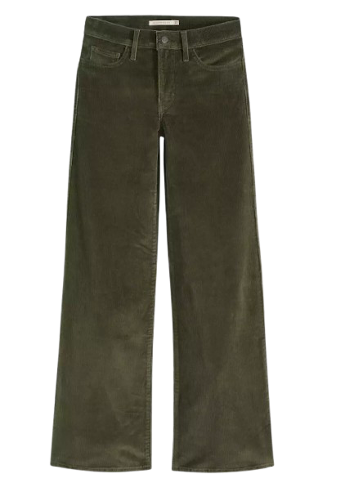 Pantalones de pana de Levi's® en color verde. Precio: 89 € 
